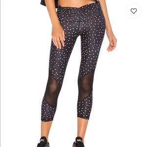 Chill by Will Love Crop legging in black polka dot